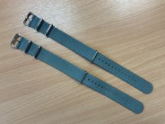 2x New Unissued Nato Military Watch Strap, from MOD