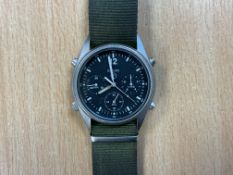 Seiko Gen 1 Pilots Chrono RAF Harrier Force Issue, Nato Marks, Sn° 4791, Date 1987, from MOD