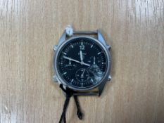 Seiko Gen 1 Pilots Chrono RAF Harrier Force Issue, Sn° 9993, Date 1990, *Chip in Glass*