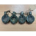 4x Stanley London British Army Prismatic Compass, from MOD