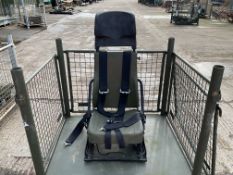 1x Unissued Land Rover Wmik Commander/Crew seat with Harness etc, from MOD.