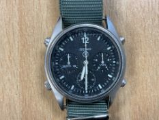Seiko Gen 1 Pilots Chrono RAF Harrier Force Issue, Nato Marks, Sn° 7920, Date 1988, from MOD