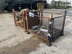 2x Stillages of Recovery Lifting Straps, HGV Wheel Spanners etc, from MOD