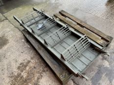 1x Set of Adjustable Aluminium Vehicle Access Ladder, from MOD