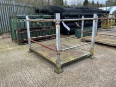 1x Steel MOD Stacking Stillage with Bars and Removable Posts