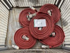 5 x Rolls of Duraline Lay Flat Fire Hose, Direct from UK Fire & Rescue