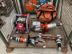 Holmatro Jaws of Life Kit c/w Hoses, Door Bar, Cutters, Spreader etc, Direct from UK Fire & Rescue