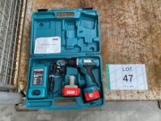 Nearly New Makita Cordless Driver Drill, Direct from UK Fire & Rescue