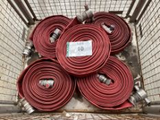 5 x Rolls of Duraline Lay Flat Fire Hose, Direct from UK Fire & Rescue