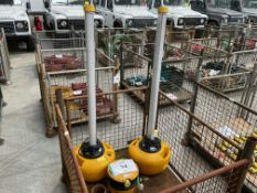 2 x Defender Up Light LED Flood Lights c/w Transformer, Direct from UK Fire & Rescue