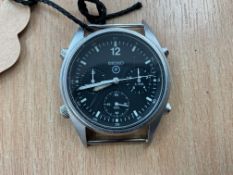 Seiko Gen 1 Pilots Chrono Watch RAF Harrier Force Issue. Nato Marks SN° 6121 Date 1988.