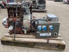 2 Cyl Lister Diesel. 6 KVA 240volt, Single Phase Generator set, from MOD