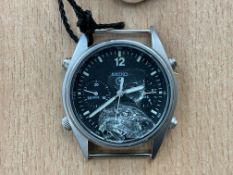 Seiko Gen 1 Pilots Chrono Watch RAF Harrier Force Issue. Nato Marks SN° 3816. Date 1986.