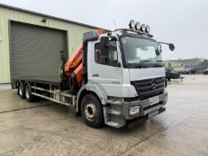 Mercedes Axor 2633 6x4 Truck c/w Paflinger crane, Direct UK MOD