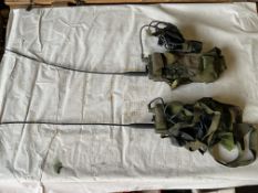 2x Clansman RT 349 Transmitter Receivers c/w Ancillaries as Shown