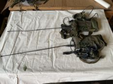 2x Clansman RT 349 Transmitter Receivers c/w Ancillaries as Shown.