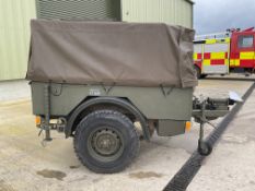 Penman 1.13T 2 Wheel Trailer c/w Frame and Cover, Direct UK MOD