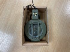 Stanley London Unissued British Army Brass Prismatic Compass in Box.