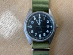 Pulsar British Army Service Watch, NATO Marks, Date 2002