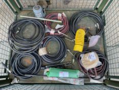 10 Tonne Hydraulic Jack Air Line Tyre Inflator Tools, From MOD