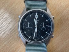 Seiko Gen 1 Pilots Chrono RAF Harrier Force Issue. Nato Marks SN° 2193, Date 1984