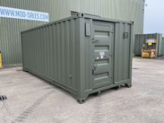 20ft x 8ft Demountable Drops/Hook Loader Ablution Container c/w Twist Locks, from UK MOD