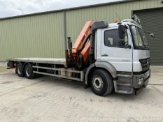 Mercedes Axor 2633 6x4 Truck c/w Paflinger crane, Direct UK MOD