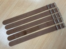 5x New Unissued Nato Military Watch Strap, from MOD