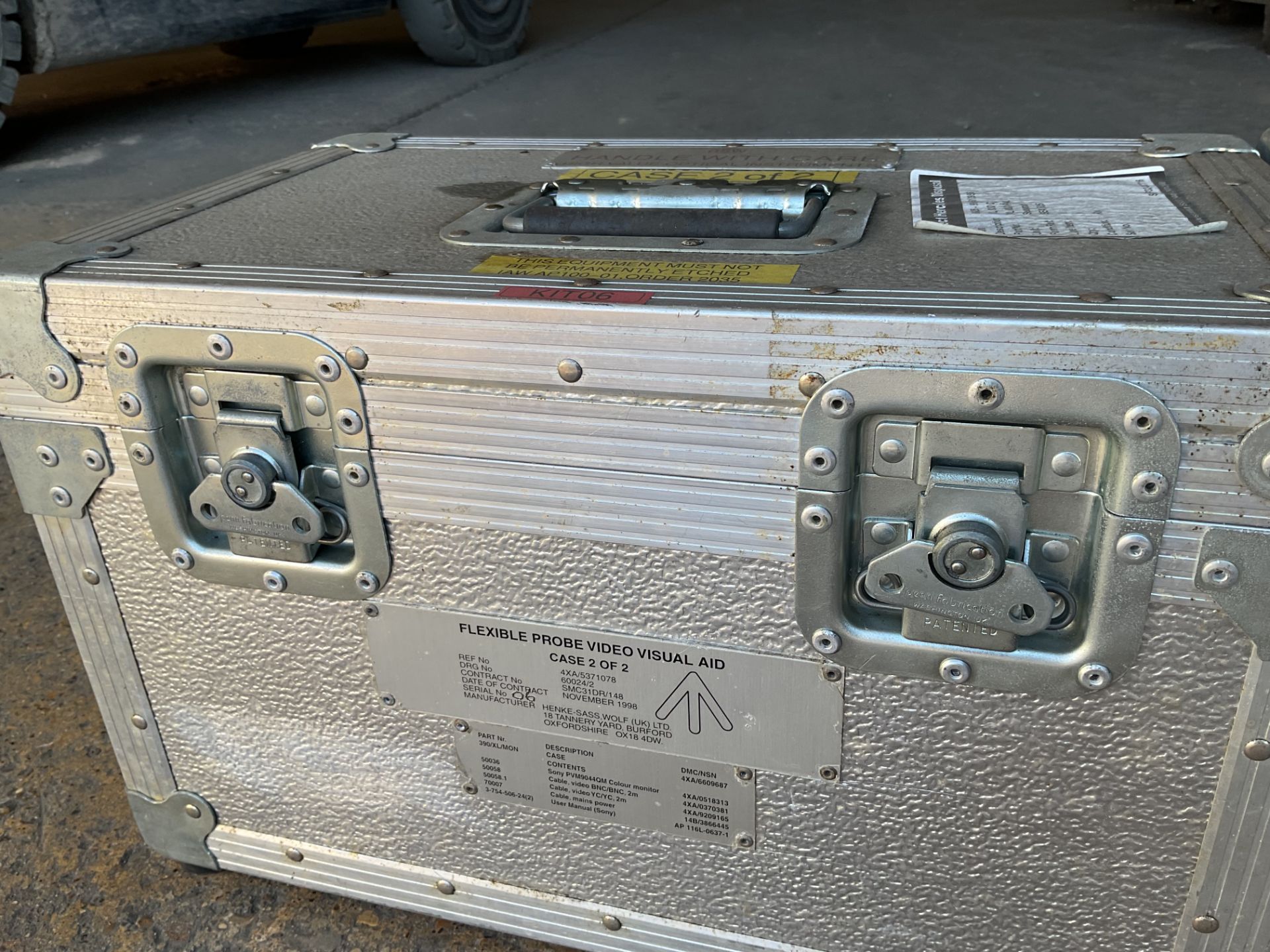 You are bidding on: 2x Aluminium High Value Optical Instrument Transit ...