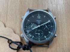 Seiko Gen 1 Pilots Chrono Watch RAF Harrier Force Issue. Nato Marks SN° 6425. Date 1988