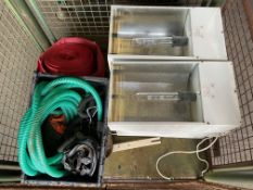 6x 240 Volt Overhead Lights, Breathing Mask and Lifting Straps, from MOD.