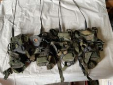 4x Clansman RT 349 Transmitter Receivers c/w Ancillaries on Shown.