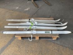 5 Pairs of Winterski Cross Country Ski's c/w Bindings, From MOD.