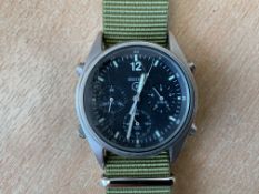 Seiko Gen 1 Pilots Chrono RAF Harrier Force Issue, Nato Marks, Sn° 9292, Date 1989