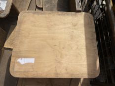 18x Unissued Wooden Side Support Tables, From MOD.