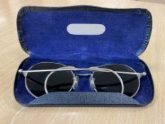 Very Rare New and Unissued 22G/1398 Type G. Anti Glare RAF Issue Glasses in Original Hard case.
