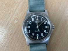 Very Rare CWC 6BB RAF Aircrew Service Watch Fat Boy Case, Nato Marks, Date 1983