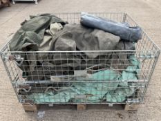 1x Stillage of Large Tarpaulin Sheets, from MOD