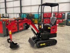 2025 Unissued HT12 1020KG 12HP Diesel Rubber Track Mini Excavator c/w Front Blade