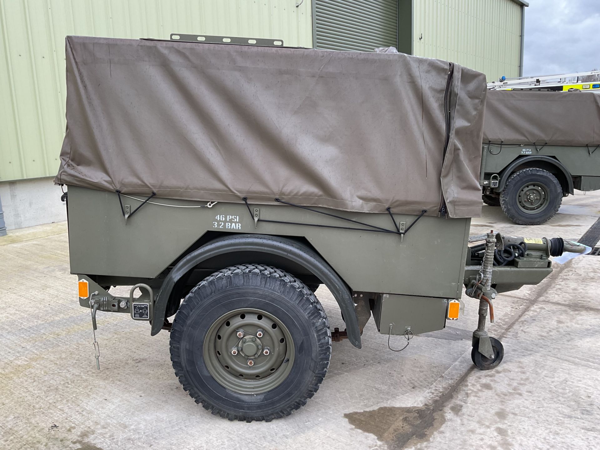 Trailer Codit You are bidding on a: Penman 1.13T 2 Wheel Trailer c/w Frame and Cover ...
