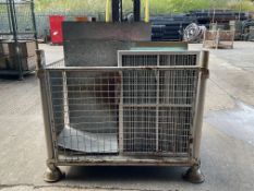 1x Stillage of Galvanised / Aluminium Heater Ducting, From MOD.