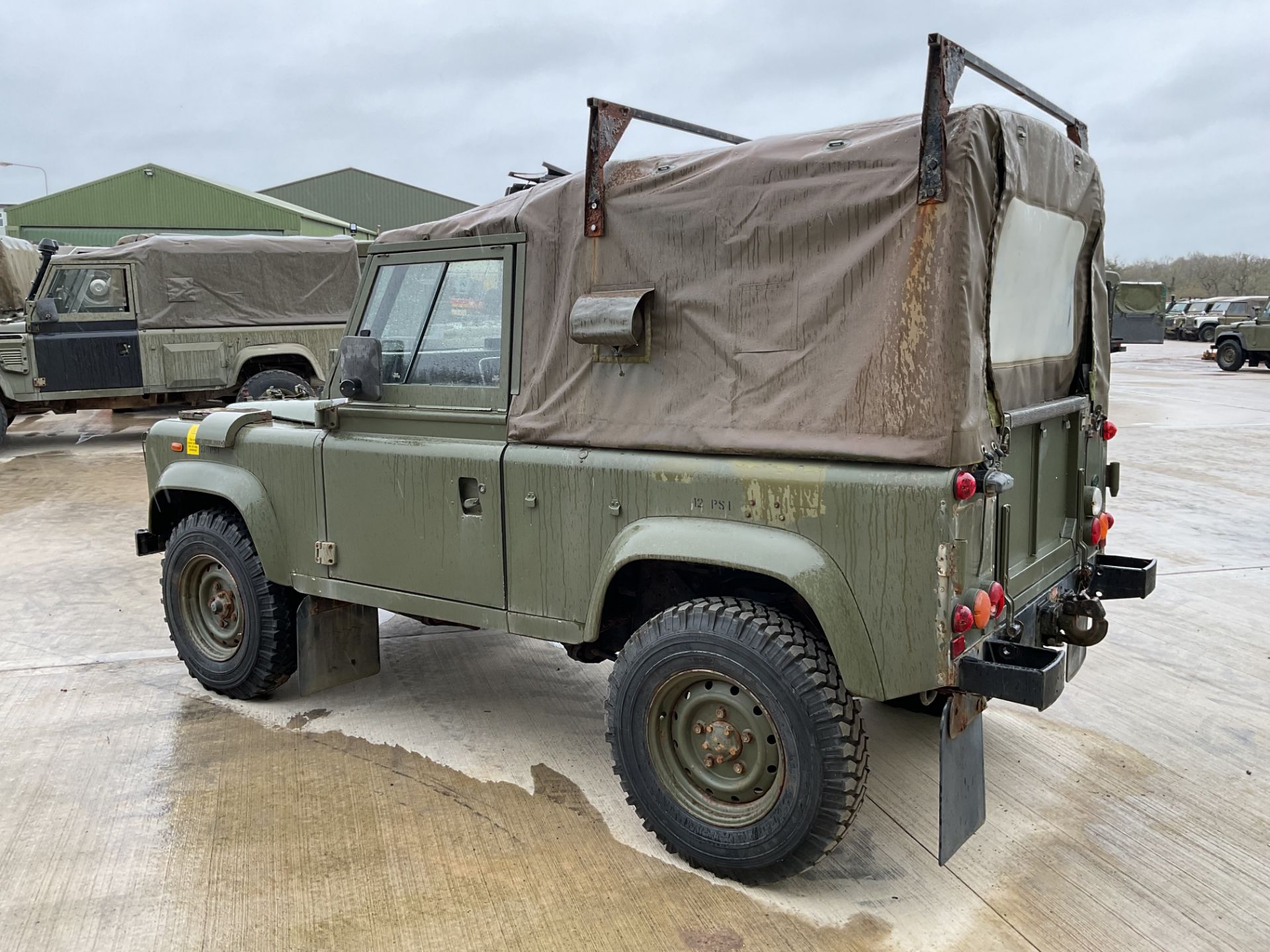 Uk Mod 90 You are bidding on a: Rare Land Rover RHD 90 TUL Wolf Soft Top Winter ...