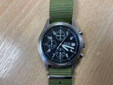 New Unissued Pulsar Pilots Chrono Military Issue Sn° 030224