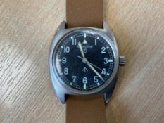 Rare Hamilton British Army Mechanical Service Watch, Nato Marks, Date 1973