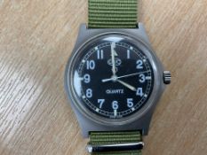 V. Nice Unissued Condition CWC British Army Service Watch, Nato Marks, Date 1991, Gulf War 1