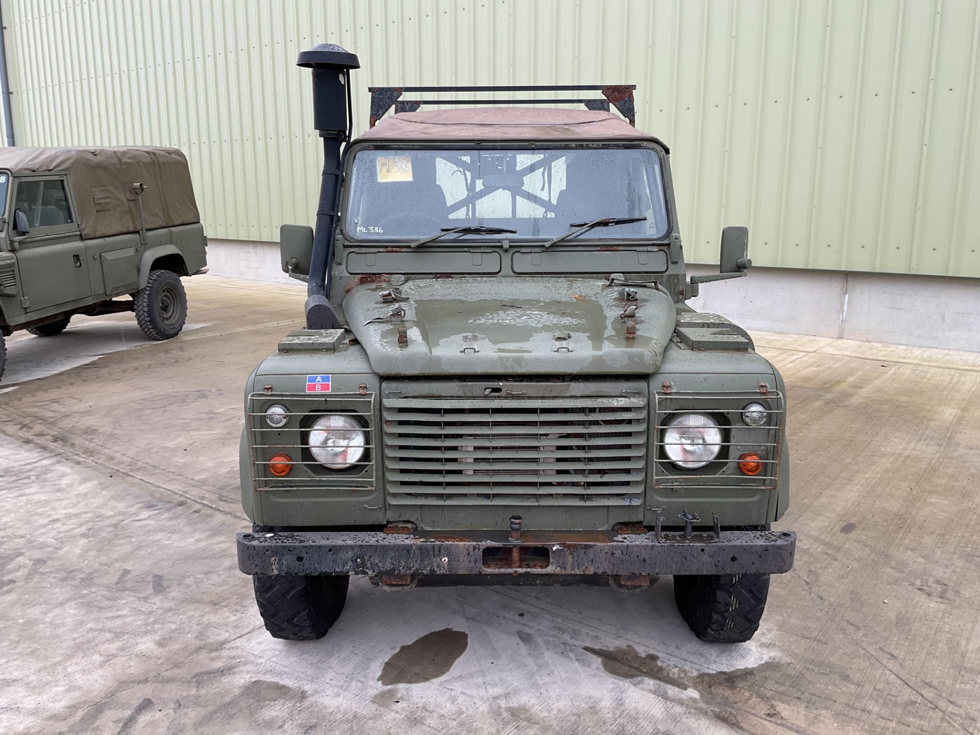 Uk Mod 90 You are bidding on a: Rare Land Rover RHD 90 TUL Wolf Soft Top Winter ...