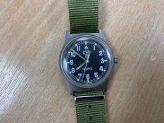 CWC British Army W10 Service Watch, Nato Marks, Sn° 6499, Date 1998