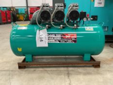 New Unissued Schmelzer 3HP 2200W 210L/Min 8 Bar 200L 240 Volts Single Phase Triple Air Compressor