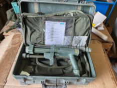 Tallon VMH3CS Mine/ Metal Detector In Roll Along Hard Transit Case, From MOD.