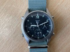 Seiko Gen 1 Pilots Chrono RAF Harrier Force Issue, Nato Marks, Sn°3889, Date 1986